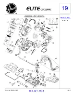 Предварительный просмотр 10 страницы Hoover SH40040 Assembly & Parts List