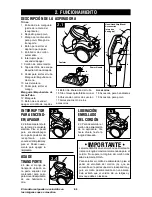 Preview for 20 page of Hoover SH40050 Owner'S Manual