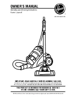 Предварительный просмотр 1 страницы Hoover SH40060 Owner'S Manual