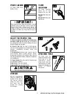 Предварительный просмотр 7 страницы Hoover SH40060 Owner'S Manual