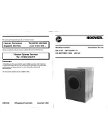 Hoover Six.1100 AM 115 Instructions For Use Manual preview