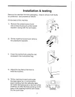 Preview for 7 page of Hoover Six. 1200 WDM120 Instructions For Use Manual