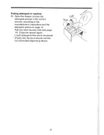 Preview for 21 page of Hoover Six. 1200 WDM120 Instructions For Use Manual