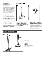 Предварительный просмотр 2 страницы Hoover Slider Slider Vacuum Cleaner Owner'S Manual