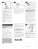 Предварительный просмотр 9 страницы Hoover Soft Guard C1412-900 Owner'S Manual