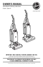 Предварительный просмотр 2 страницы Hoover Soft Guard C1703-900 Owner'S Manual