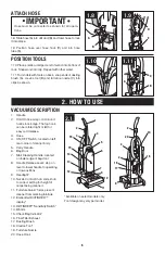 Предварительный просмотр 11 страницы Hoover Soft Guard C1703-900 Owner'S Manual