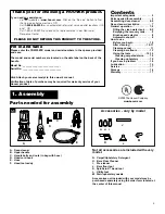 Предварительный просмотр 3 страницы Hoover Steam Vac Dual V Owner'S Manual