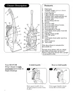 Предварительный просмотр 4 страницы Hoover SteamVac Aqility Turbopower Manual