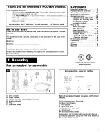 Preview for 3 page of Hoover SteamVac Dual F7205-900 Owner'S Manual