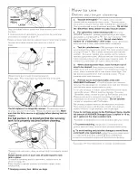 Предварительный просмотр 8 страницы Hoover SteamVac F5806 Owner'S Manual