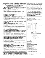 Preview for 2 page of Hoover SteamVac F5807 Owner'S Manual