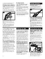 Preview for 10 page of Hoover SteamVac F5906 Owner'S Manual