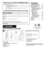 Предварительный просмотр 3 страницы Hoover SteamVac F7210-900 Owner'S Manual