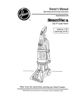 Hoover SteamVac F7412-900 Owner'S Manual preview