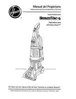 Предварительный просмотр 24 страницы Hoover SteamVac F7412-900 Owner'S Manual