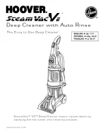 Hoover SteamVac F7425-340 Owner'S Manual предпросмотр