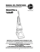 Предварительный просмотр 22 страницы Hoover SteamVac SpinScrub FH50046 Owner'S Manual