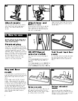 Предварительный просмотр 4 страницы Hoover Stick Cleaner S2509 Owner'S Manual