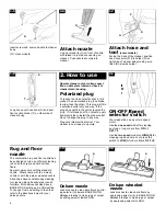 Preview for 4 page of Hoover Stick Cleaner S2535 Owner'S Manual