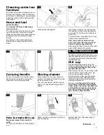 Preview for 5 page of Hoover Stick Cleaner S2535 Owner'S Manual