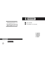 Preview for 1 page of Hoover T 120 E User Instructions