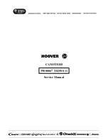 Hoover T8250 011 Service Manual preview