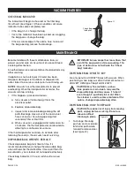 Preview for 5 page of Hoover TASKVAC H-8580 Quick Start Manual