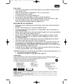 Предварительный просмотр 36 страницы Hoover TD 3625 Manual