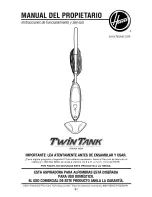 Предварительный просмотр 14 страницы Hoover twintank Owner'S Manual