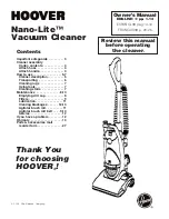 Hoover U2440 Owner'S Manual предпросмотр