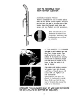 Предварительный просмотр 3 страницы Hoover U4003 Owner'S Manual