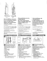 Предварительный просмотр 4 страницы Hoover U4256900 Owner'S Manual