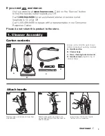 Предварительный просмотр 3 страницы Hoover U5023 Owner'S Manual