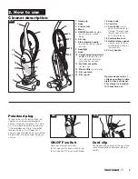 Предварительный просмотр 5 страницы Hoover U5023 Owner'S Manual