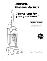 Предварительный просмотр 1 страницы Hoover U5150-900 Owner'S Manual