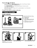 Предварительный просмотр 3 страницы Hoover U5155 Owner'S Manual