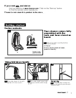 Предварительный просмотр 3 страницы Hoover U5162 Owner'S Manual