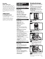 Предварительный просмотр 11 страницы Hoover U5162 Owner'S Manual