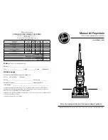 Предварительный просмотр 16 страницы Hoover U5184 Owner'S Manual