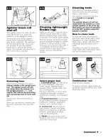 Предварительный просмотр 7 страницы Hoover U5194-900 Owner'S Manual