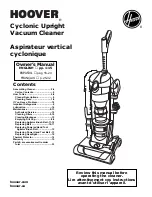 Предварительный просмотр 1 страницы Hoover U5194 Owner'S Manual