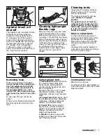 Предварительный просмотр 7 страницы Hoover U5194 Owner'S Manual