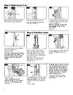 Предварительный просмотр 6 страницы Hoover U5251 Owner'S Manual