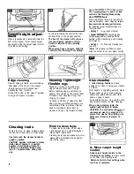 Предварительный просмотр 8 страницы Hoover U5251 Owner'S Manual