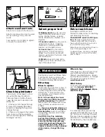 Предварительный просмотр 8 страницы Hoover U5432 Owner'S Manual