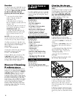 Предварительный просмотр 12 страницы Hoover U5432 Owner'S Manual