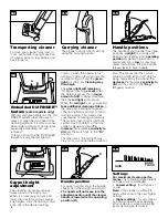 Предварительный просмотр 6 страницы Hoover U5467 Owner'S Manual