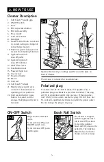 Предварительный просмотр 5 страницы Hoover U57809RM Windtunnel Cyclonic Owner'S Manual