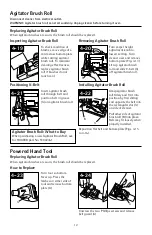 Предварительный просмотр 12 страницы Hoover U57809RM Windtunnel Cyclonic Owner'S Manual